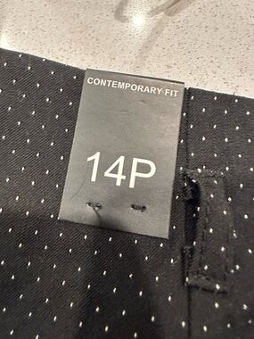 Amanda & Chelsea Black Polka Dot Pencil Skirt